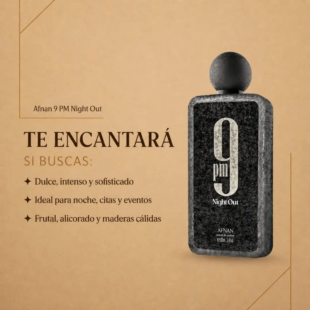 AFNAN 9 PM NIGHT OUT - EXTRAIT DE PARFUM