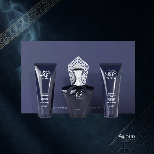 AFNAN TURATHI BLUE SET