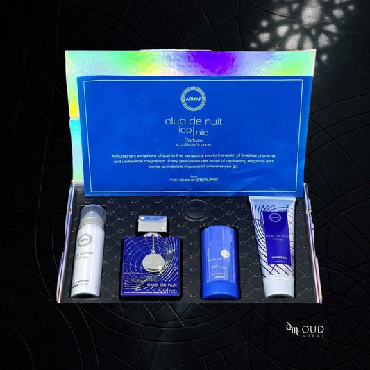 ARMAF CLUB DE NUIT ICONIC BLUE – COLLECTOR'S PRIDE SET 4 PIEZAS
