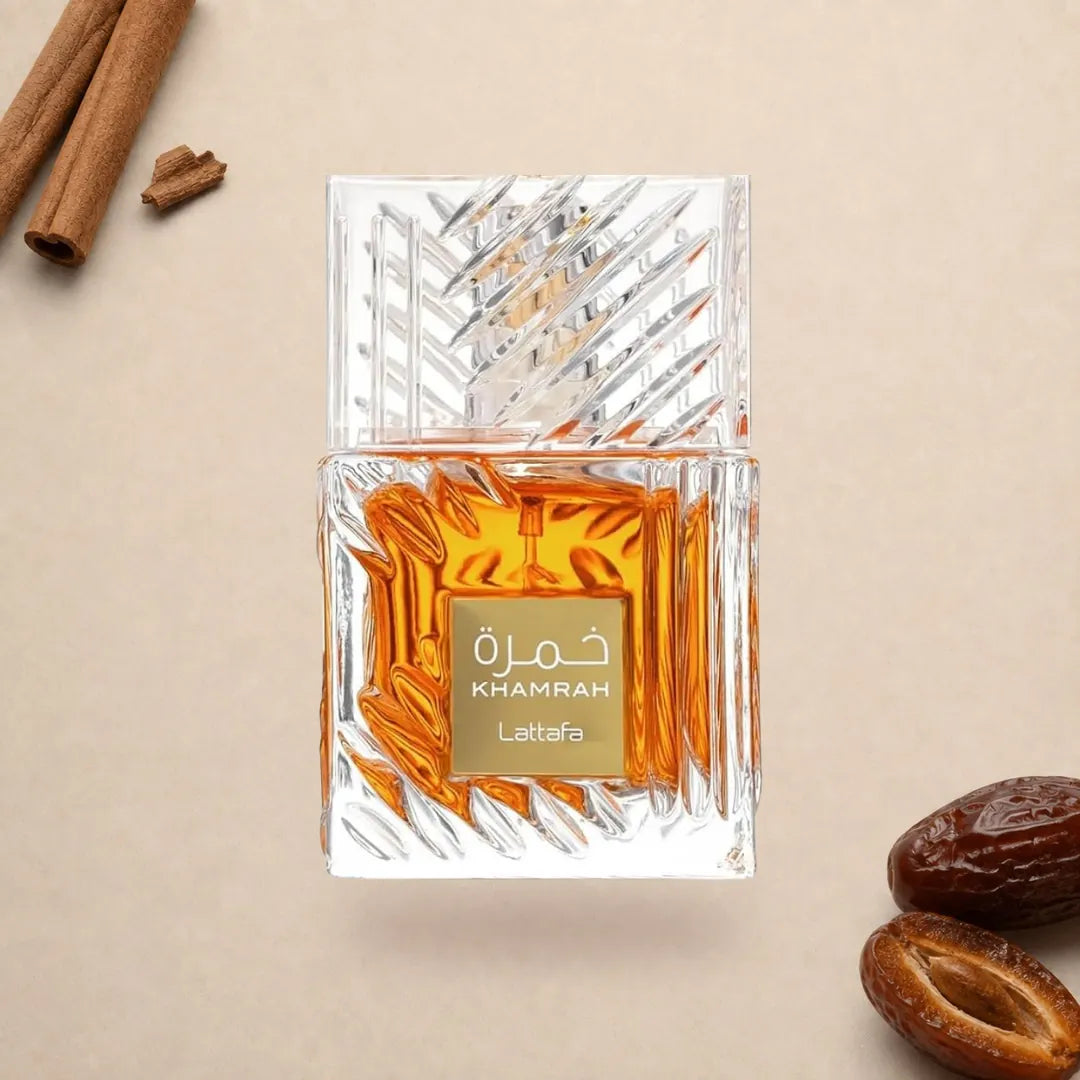 Lattafa Khamrah EDP con notas de canela y dátiles