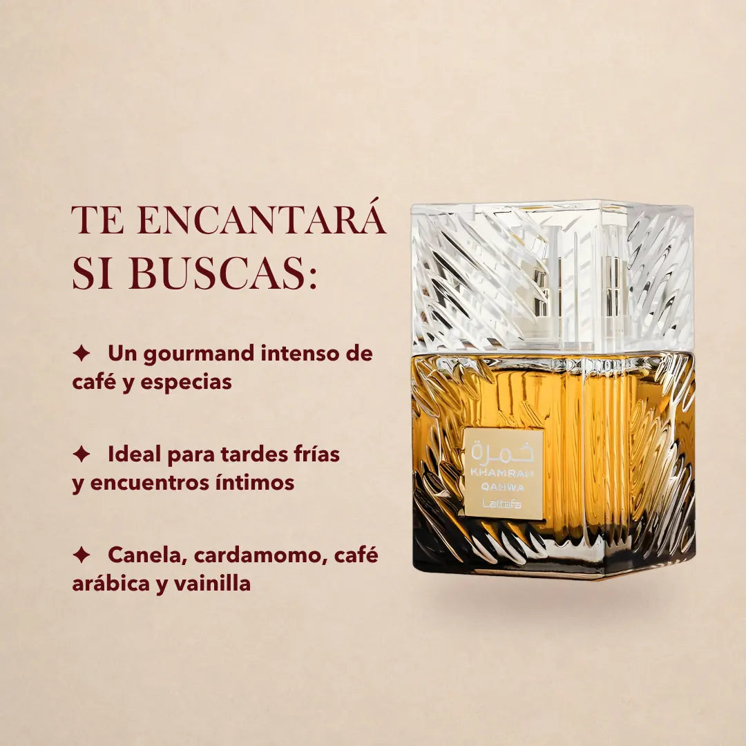 LATTAFA KHAMRAH QAHWA - EDP — Te encantará si buscas