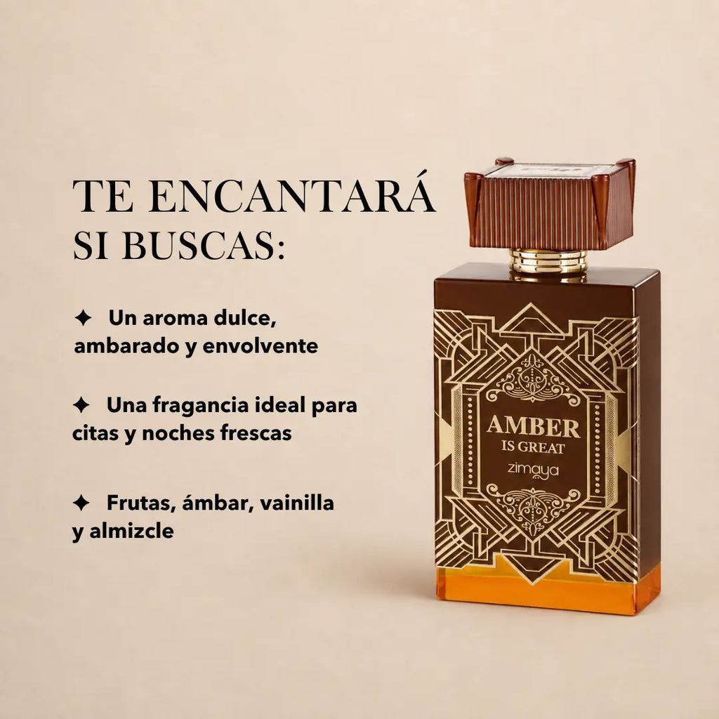 ZIMAYA AMBER IS GREAT - EXTRAIT DE PARFUM